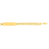 14K Yellow Gold 8mm Polished ID 8.5 Bracelet